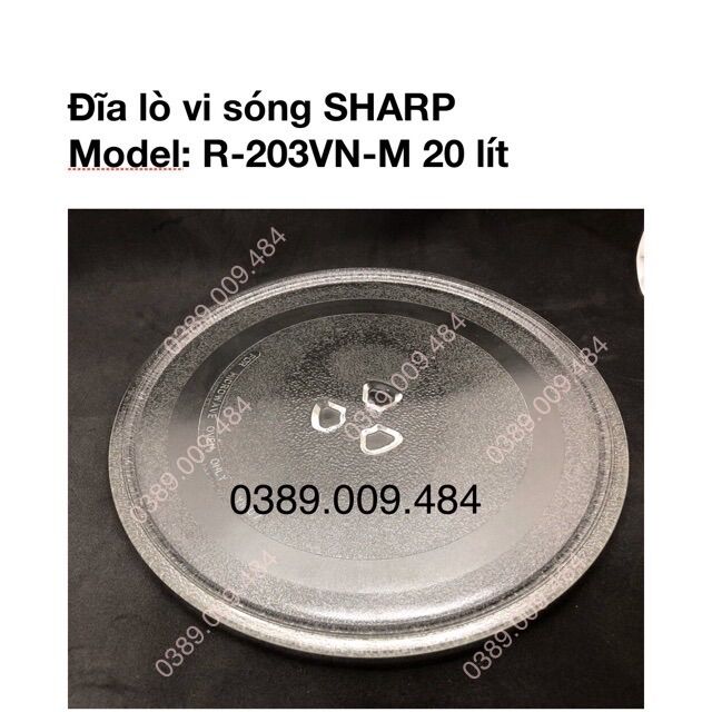 Đĩa quay lò vi sóng sharp r-203vn-m dung tích 20 lít