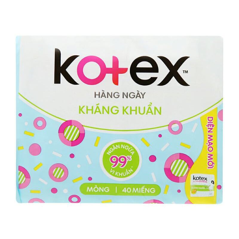 [Date 2025] BVS Kotex hằng ngày gói 40 miếng
