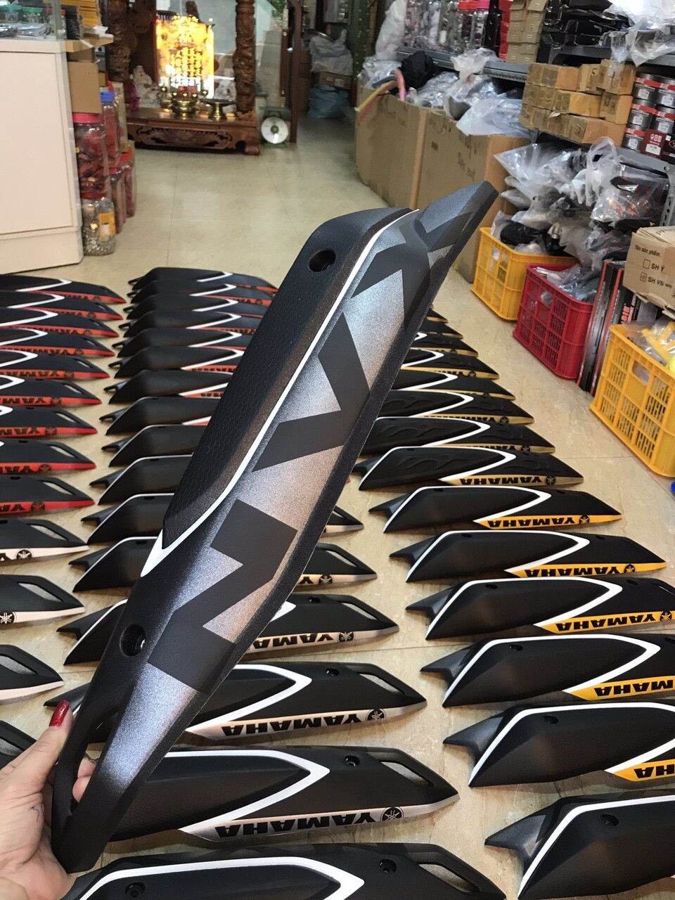 Nvx V1 full color airbrush exhaust cover