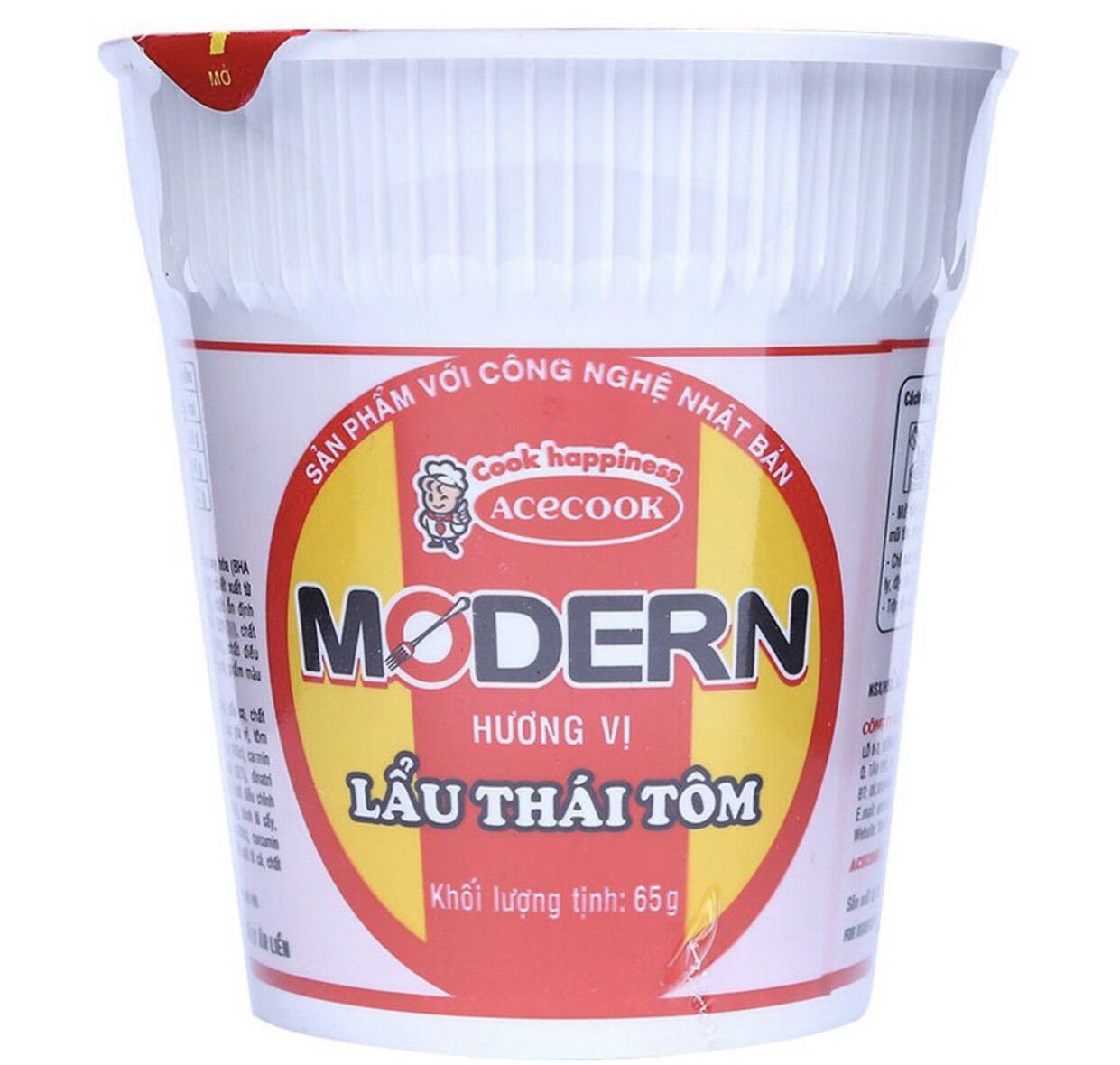 Thùng mì 24 ly Modern lẩu thái tôm 67g