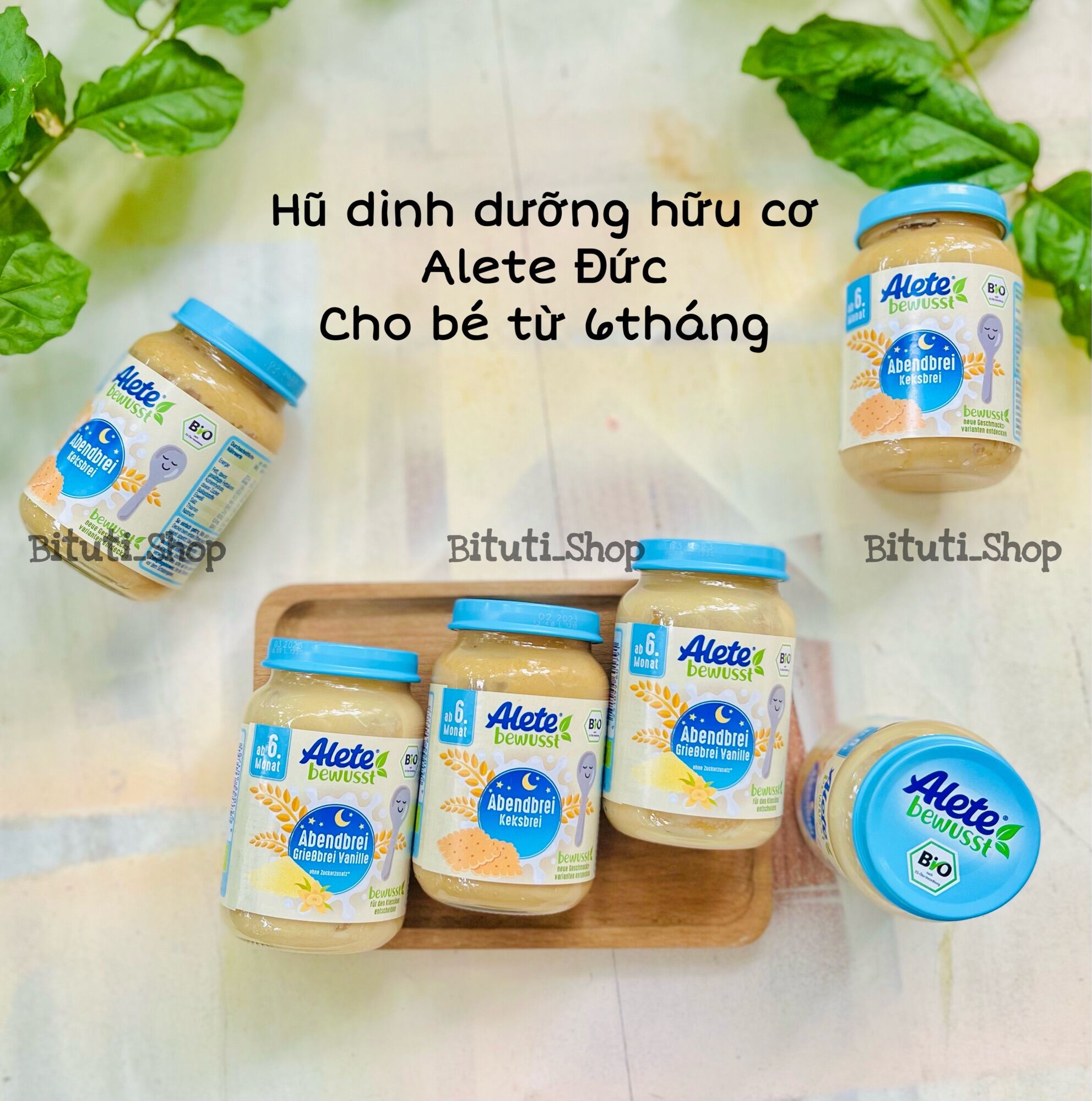 (Date 2/2025) HŨ DINH DƯỠNG HỮU CƠ ALETE cho bé từ 6tháng - Bituti Shop