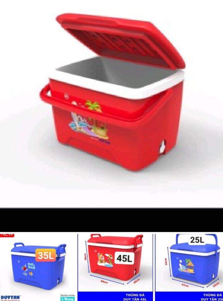 THÙNG ĐỰNG ĐÁ DUY TÂN 25L/35L/45L CÓ VAN THOÁT NƯỚC