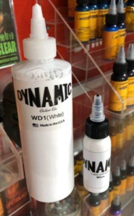 Mực xăm Dynamic mầu trắng 30ml