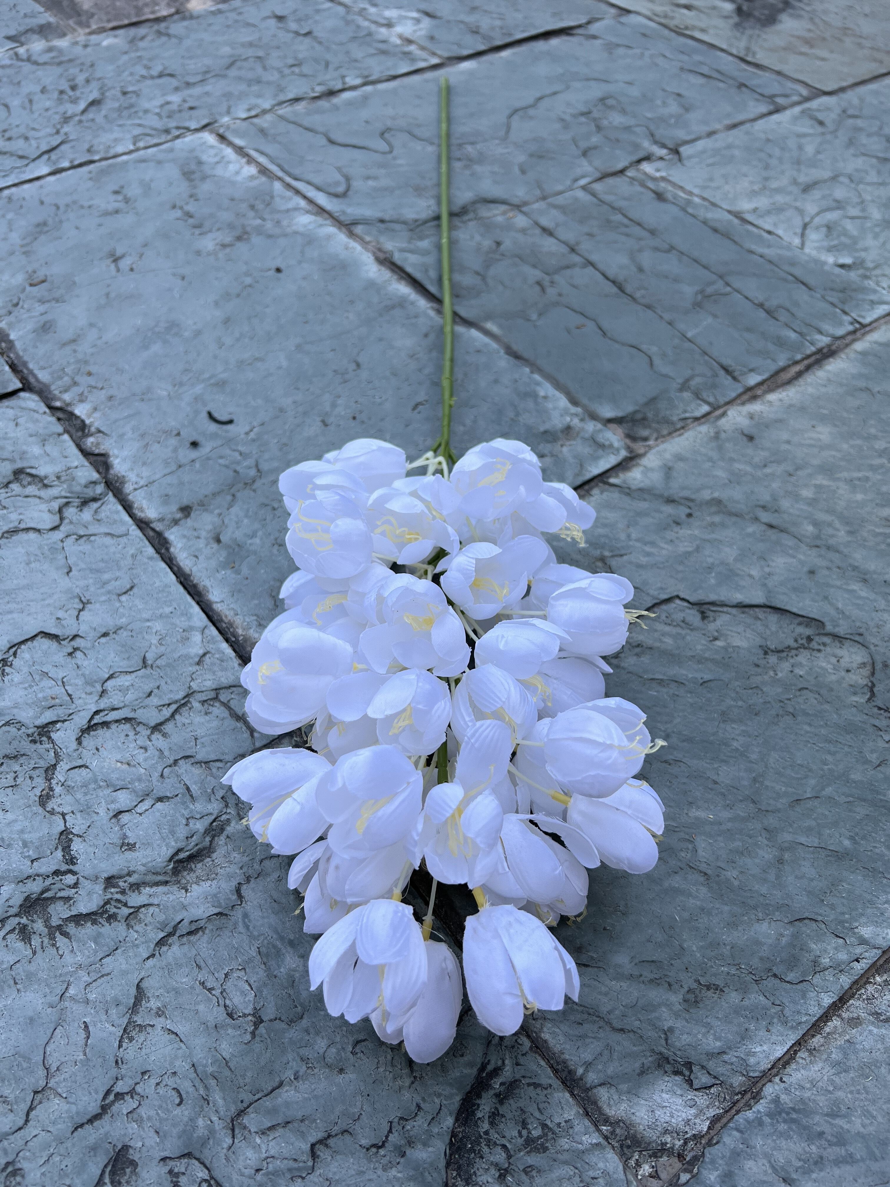 Blue Wedding Artificial Flowers Single Phoenix Orchid Home Soft Decoration Fake Flowers Bouquet Silk Flowers Home Decor Accessories