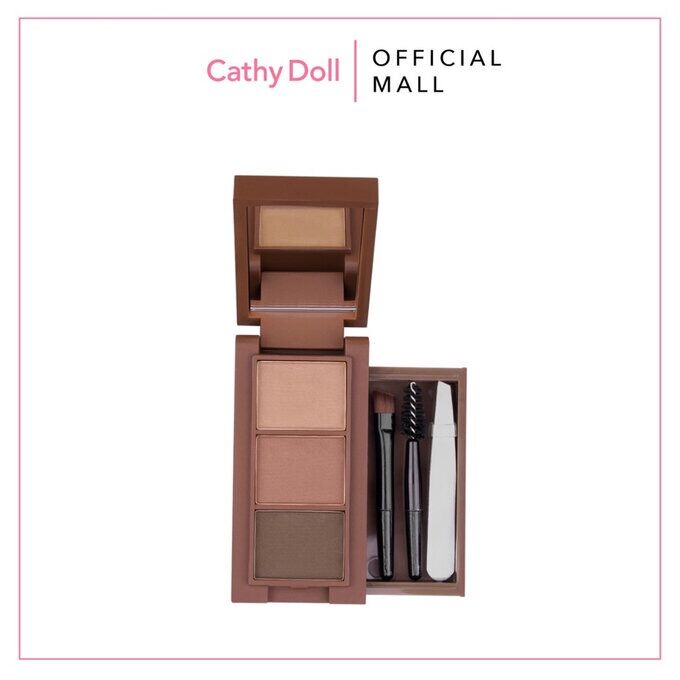 Bột vẽ chân mày cathy doll 1g x 3 ô trio eyebrow kit