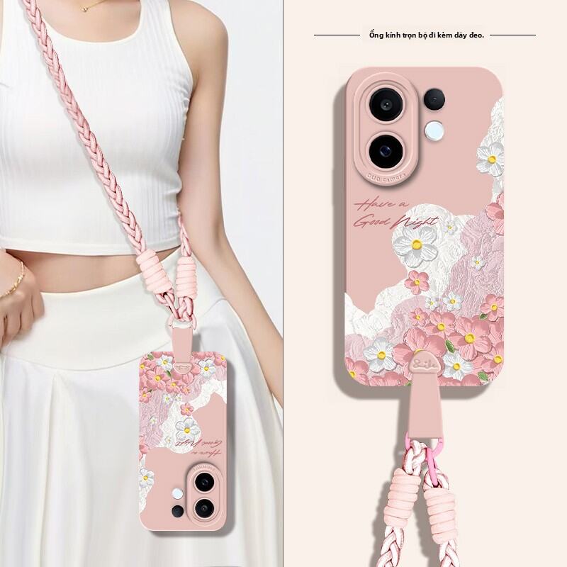 KEYOUQU | Vỏ Bảo Vệ Kiểu Túi Xách Có Dây Đeo Cho vivo S300 & S20pro