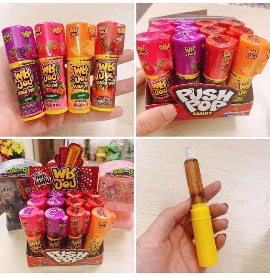 Kẹo son môi Push Pop 18k/ thỏi (màu ngẫu nhiên)