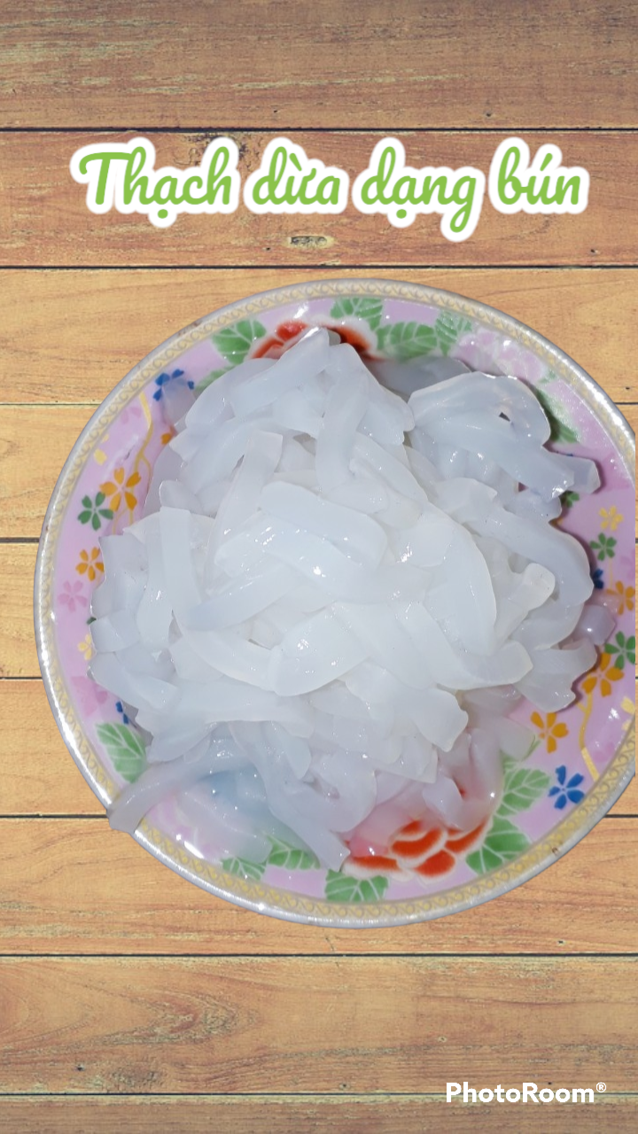 1KG Thạch Dừa Dạng Sợi Bún  ( thô ) - Tặng hương