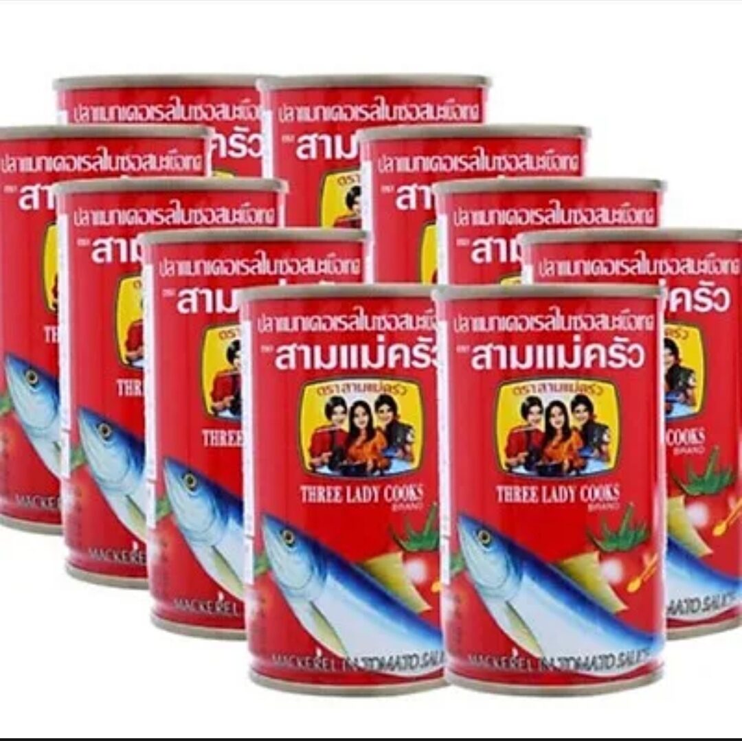 5 lon Cá Mòi 3 cô gái 155gram(Thailand)