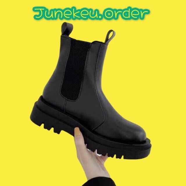 BOOTS boot không dây không khoá - co dãn boot ulzzang ullzang BOOT ĐẾ CHIẾN BINH