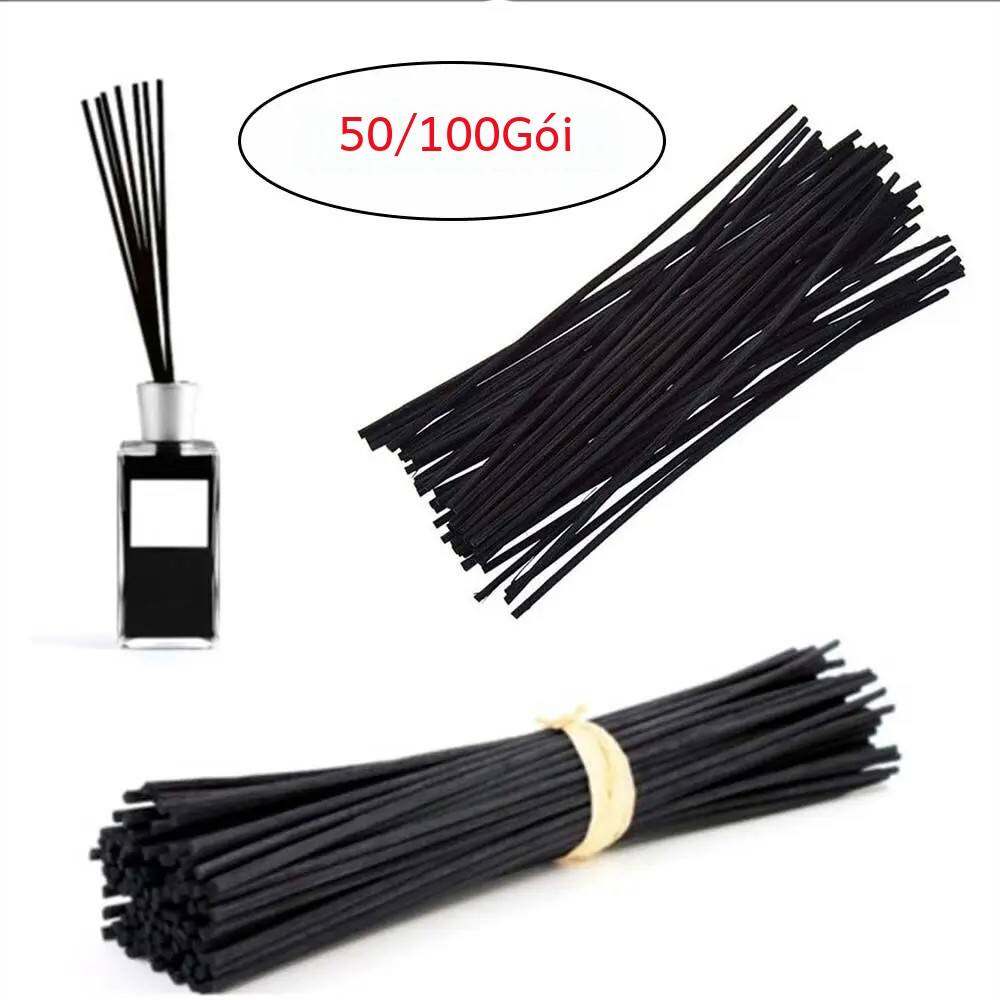Que Khuếch Tán Sậy Mây Đen Đường Kính 20cm Sợi Thay Thế Đường Kính 3mm Cho Mùi Hương Tinh Dầu
