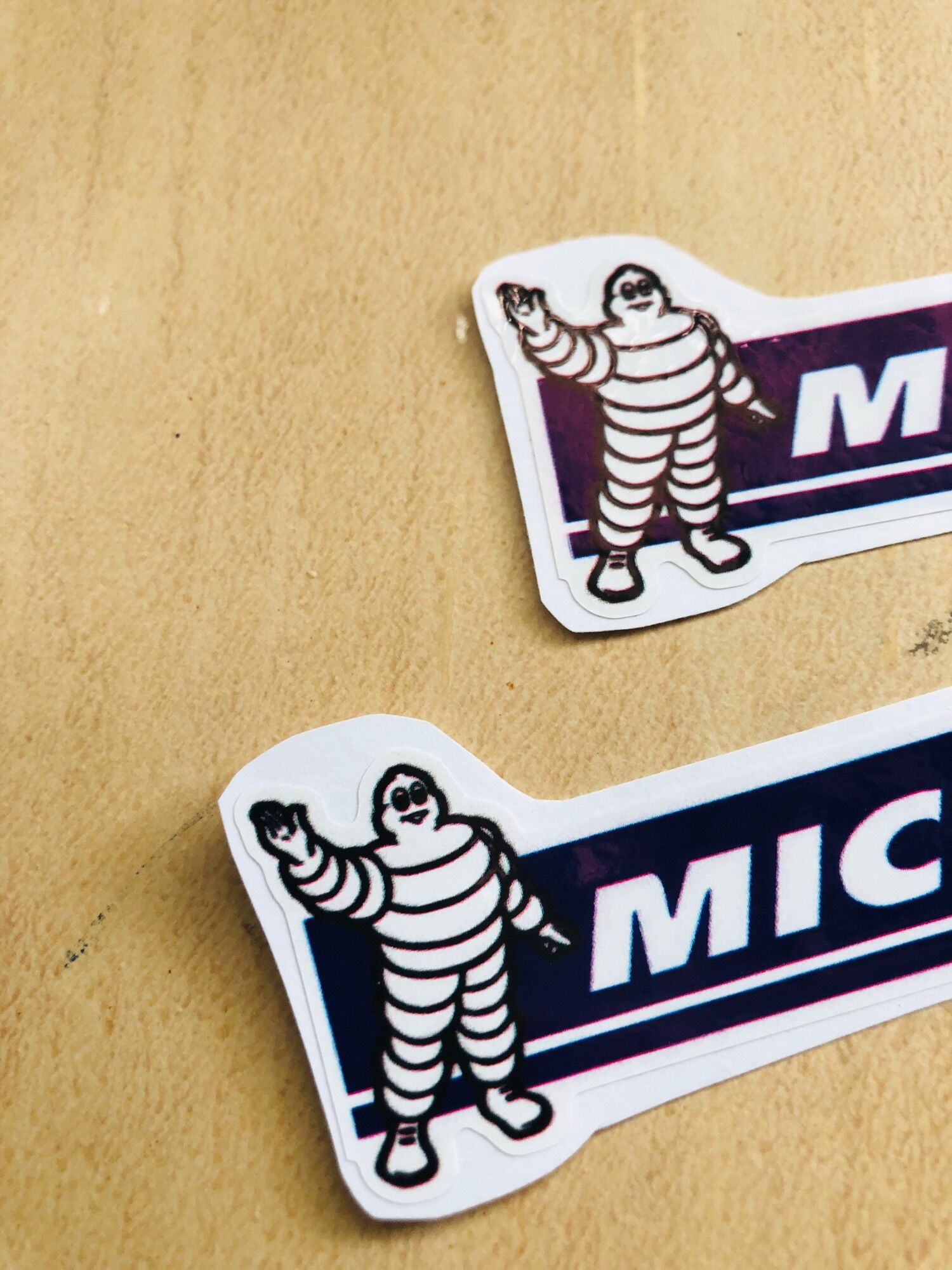 CẶP MECHELIN XANH DECAL IN