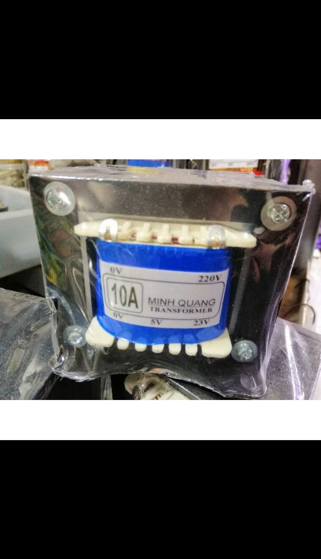 Biến áp 10A đối xứng 24V và 15V