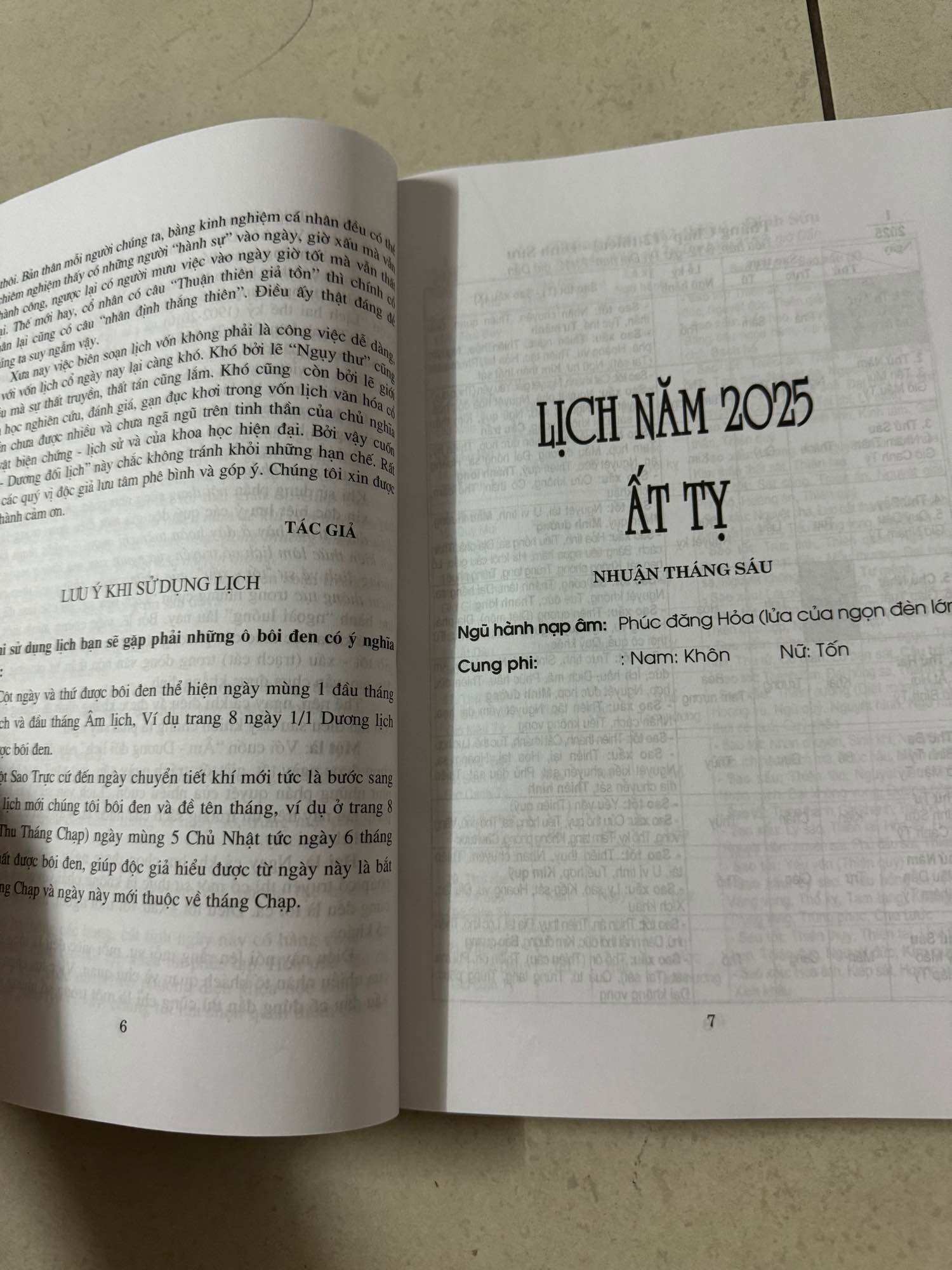lịch Âm dương đối lịch 2025-2030
