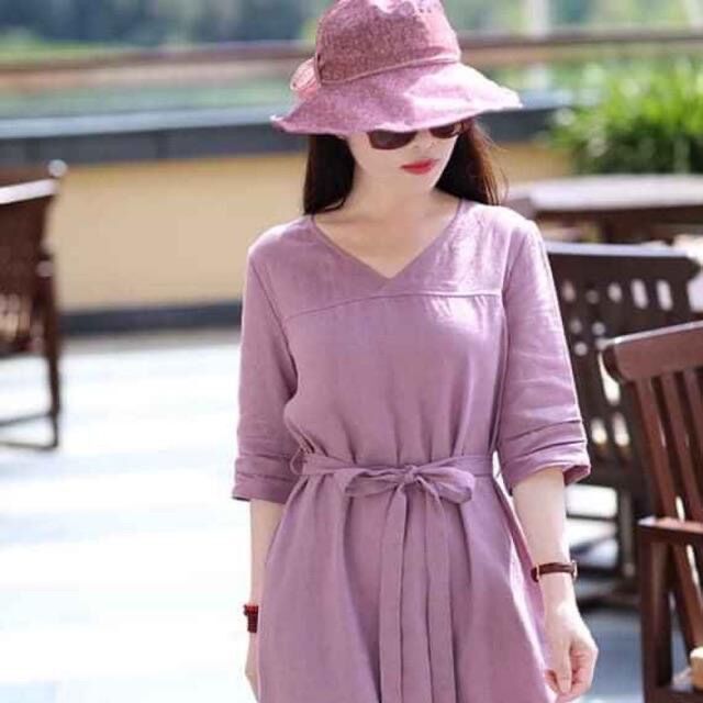 [HCM]Đầm Suông Nữ Thắt Eo Xinh Đẹp