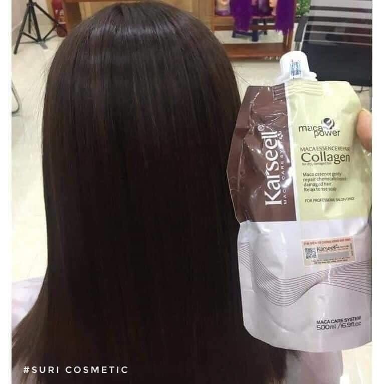 Ủ tóc Collagen Karseell thần thánh 500ml, kem ủ tóc, ủ tóc collagen