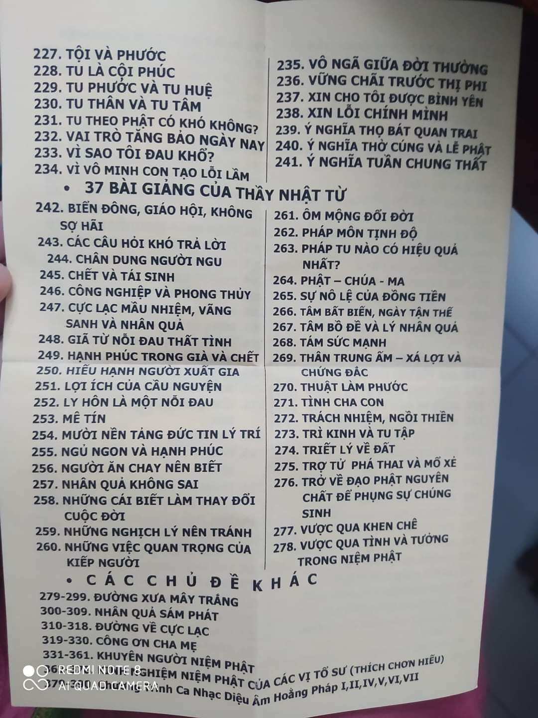 Thẻ Nhớ Máy Nghe Pháp ( 390 bài) thẻ 30