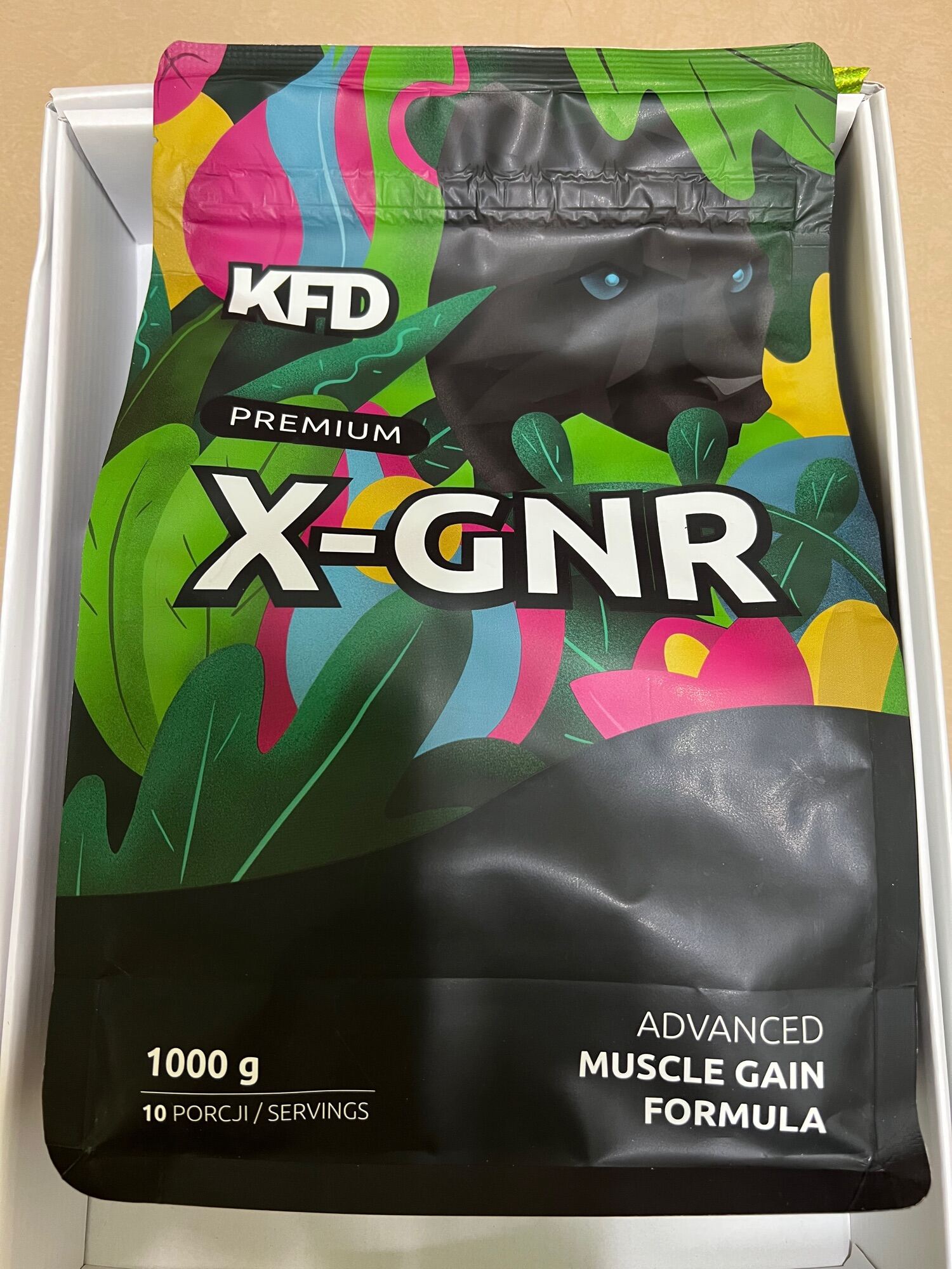 Tăng cân tăng cơ bắp hồi phục cơ KFD NUTRITION PREMIUM X- GAINER 1KG