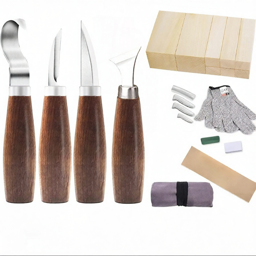 XIWUSHOUJIANG | Bộ Dụng Cụ Điêu Khắc Gỗ Đa Năng