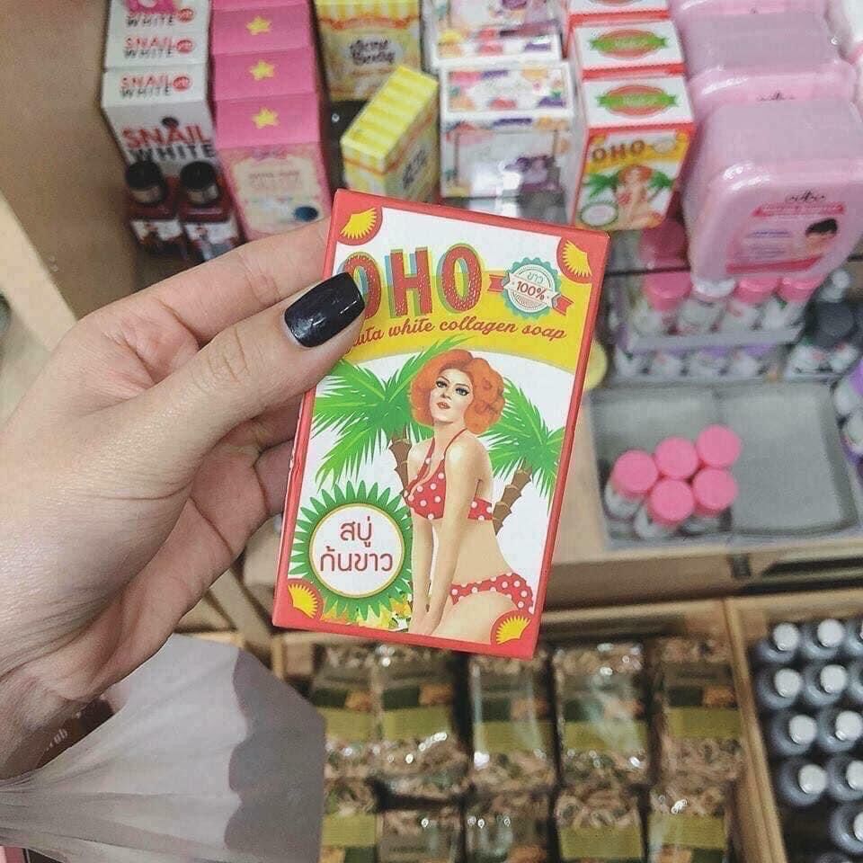 xà phòng trắng da tri thâm oho thái lan