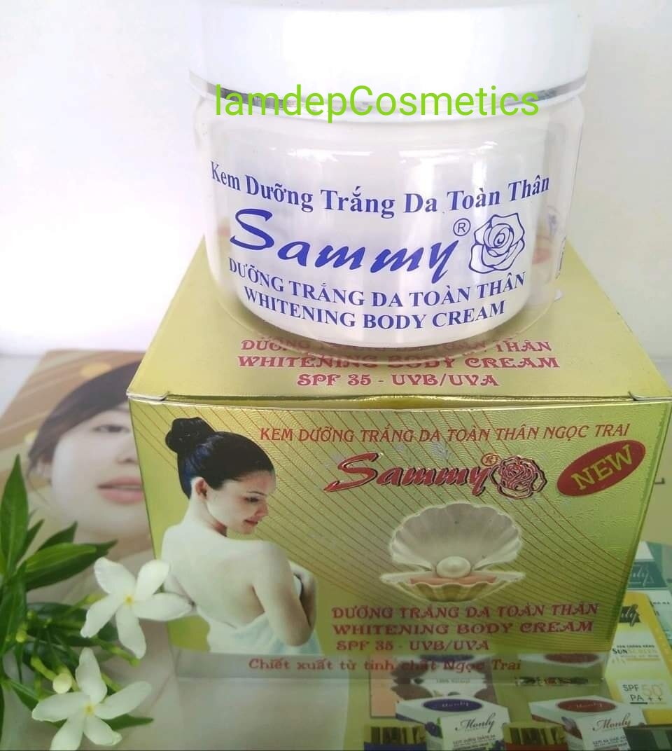 Kem body trắng da sammy 120g