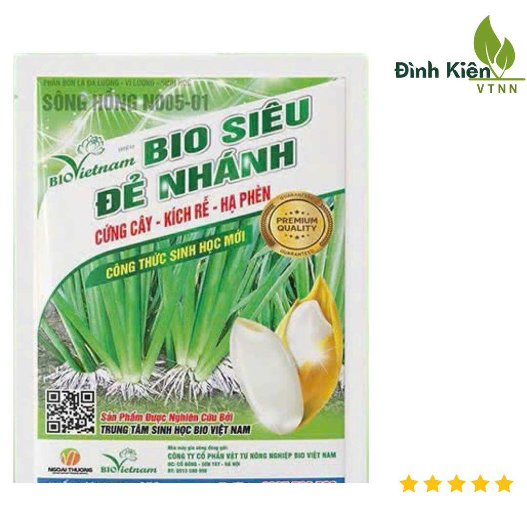  COMBO 10 gói BIO SIÊU ĐẺ NHÁNH. Cứng Cây Kích Rễ Hạ Phèn  gói 25g  