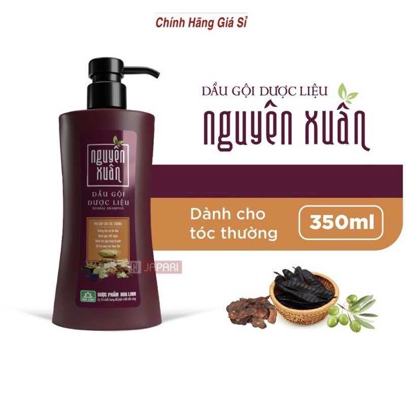 Dầu Gội Nguyên Xuân 350ml-600ml Dầu Gội Đầu Dược Liệu Nguyên Xuân