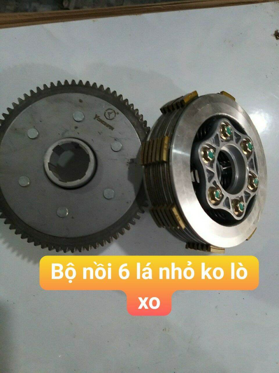 Bộ nồi 6 lá nhỏ xe 3 bánh