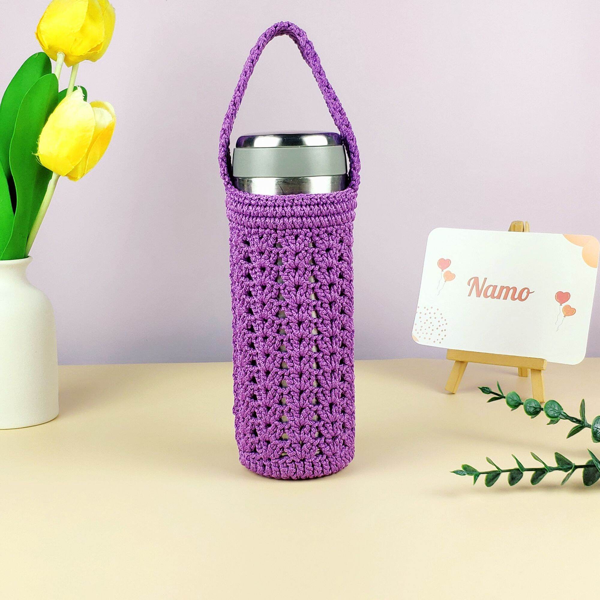 Túi đựng ly giữ nhiệt handmade nhiều màu