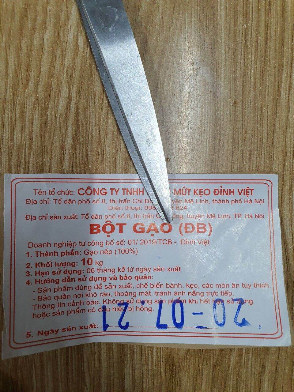 Bột bánh dẻo Xuân Đỉnh 1kg
