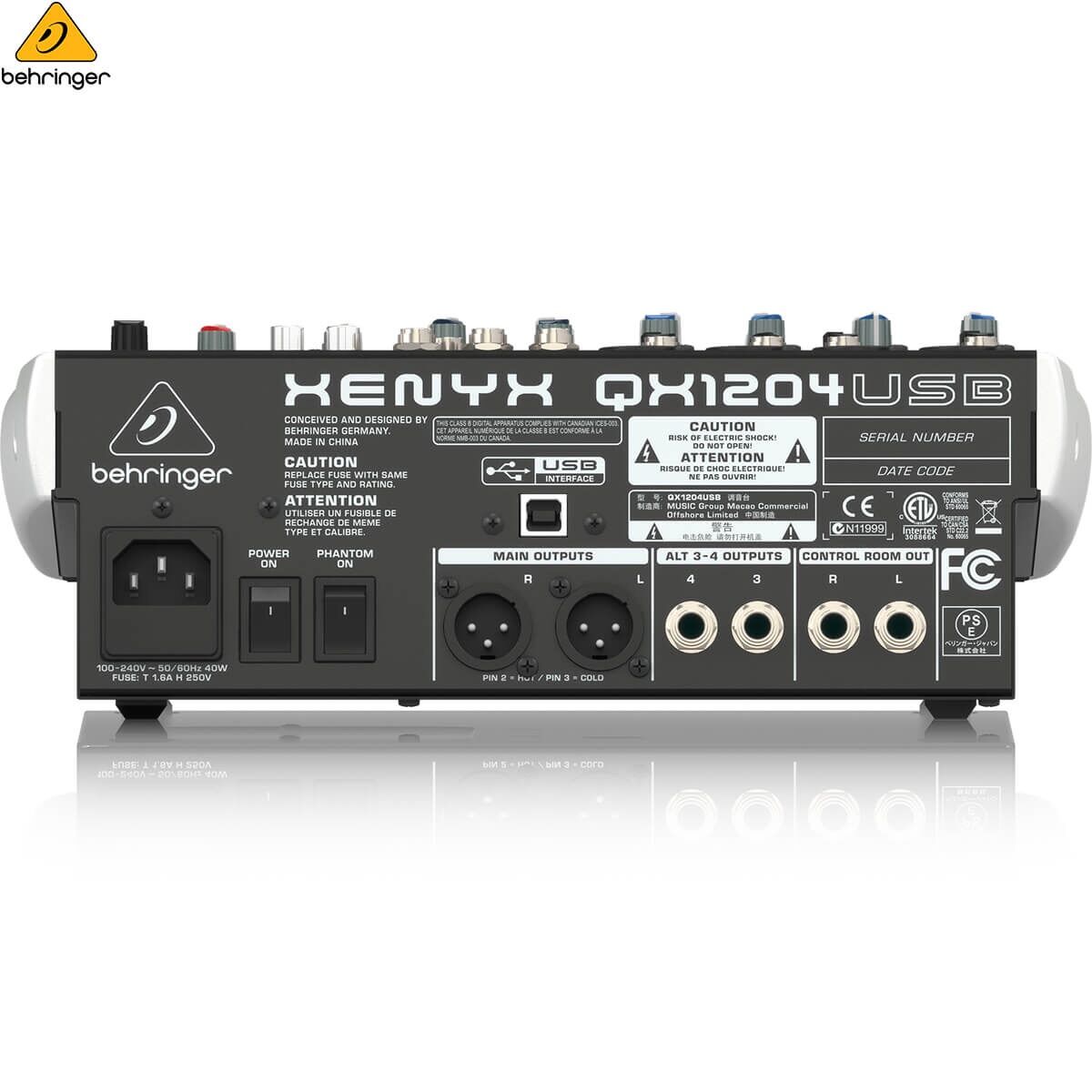 MIXER ANALOG BEHRINGER QX1204USB