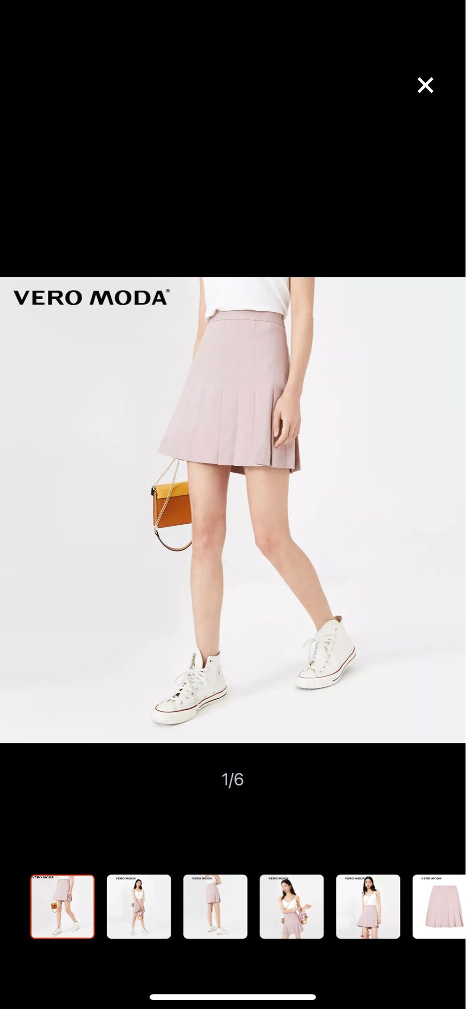 Vero moda chân váy tennis nữ có lót quần bên trong size s