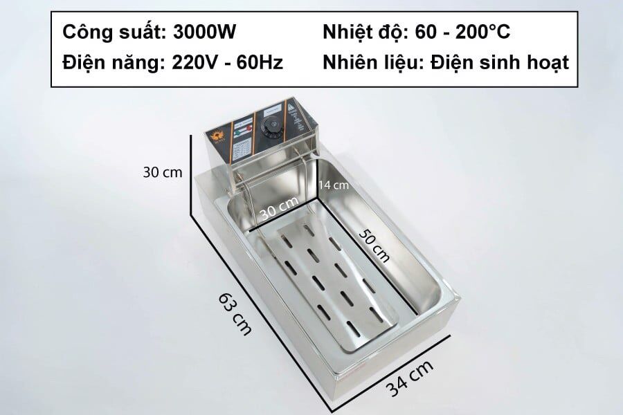 High-Quality Electric Fryer 12L