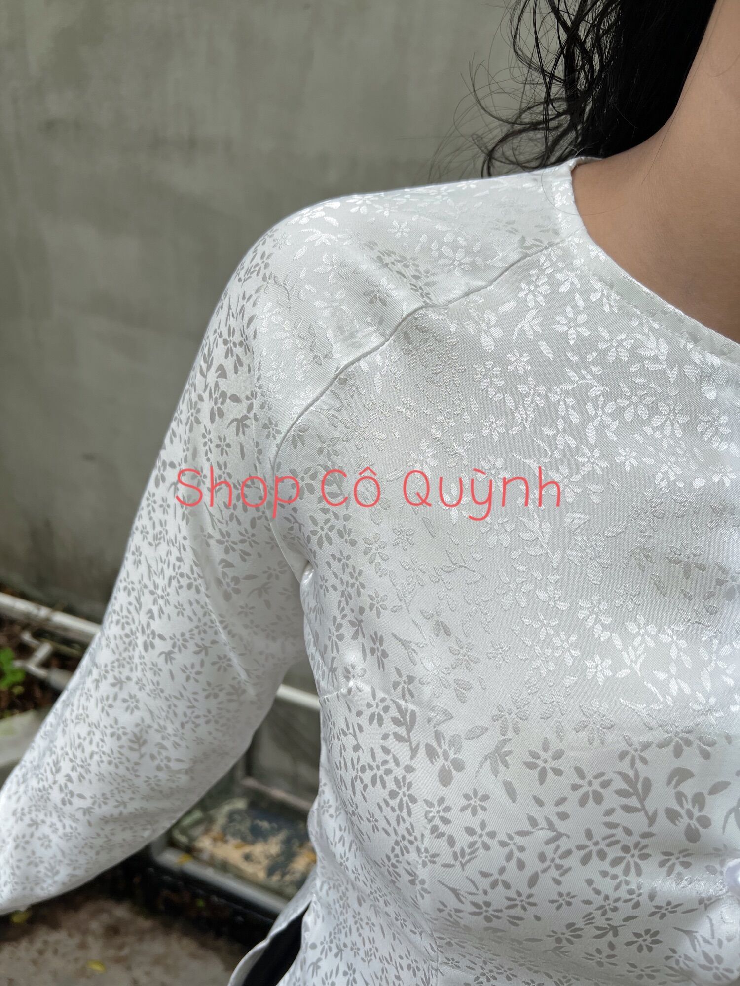 ÁO LẺ BÀ BA GẤM VÂN HOA NHÍ (KHÔNG KÈM QUẦN )