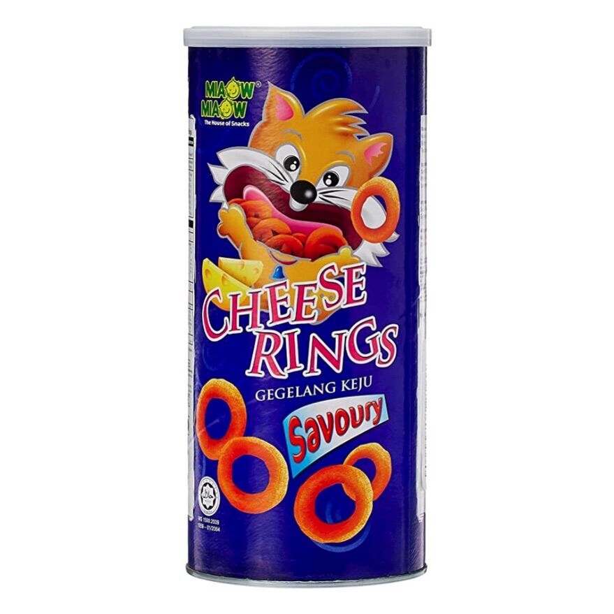 Bánh Snack Miaow Miaow Phô Mai Cheese Rings 100gr - Malaysia
