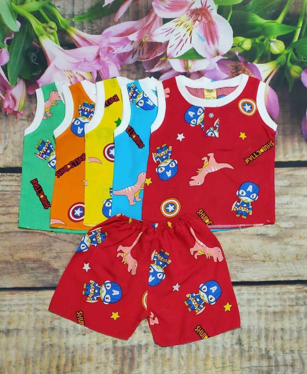 [HCM]set 3 bộ lanh-tole bé trai 8-18kg