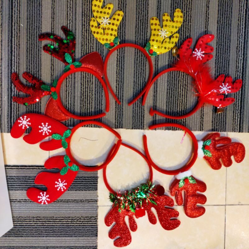 Bờm nhung đẹp noel, giáng sinh