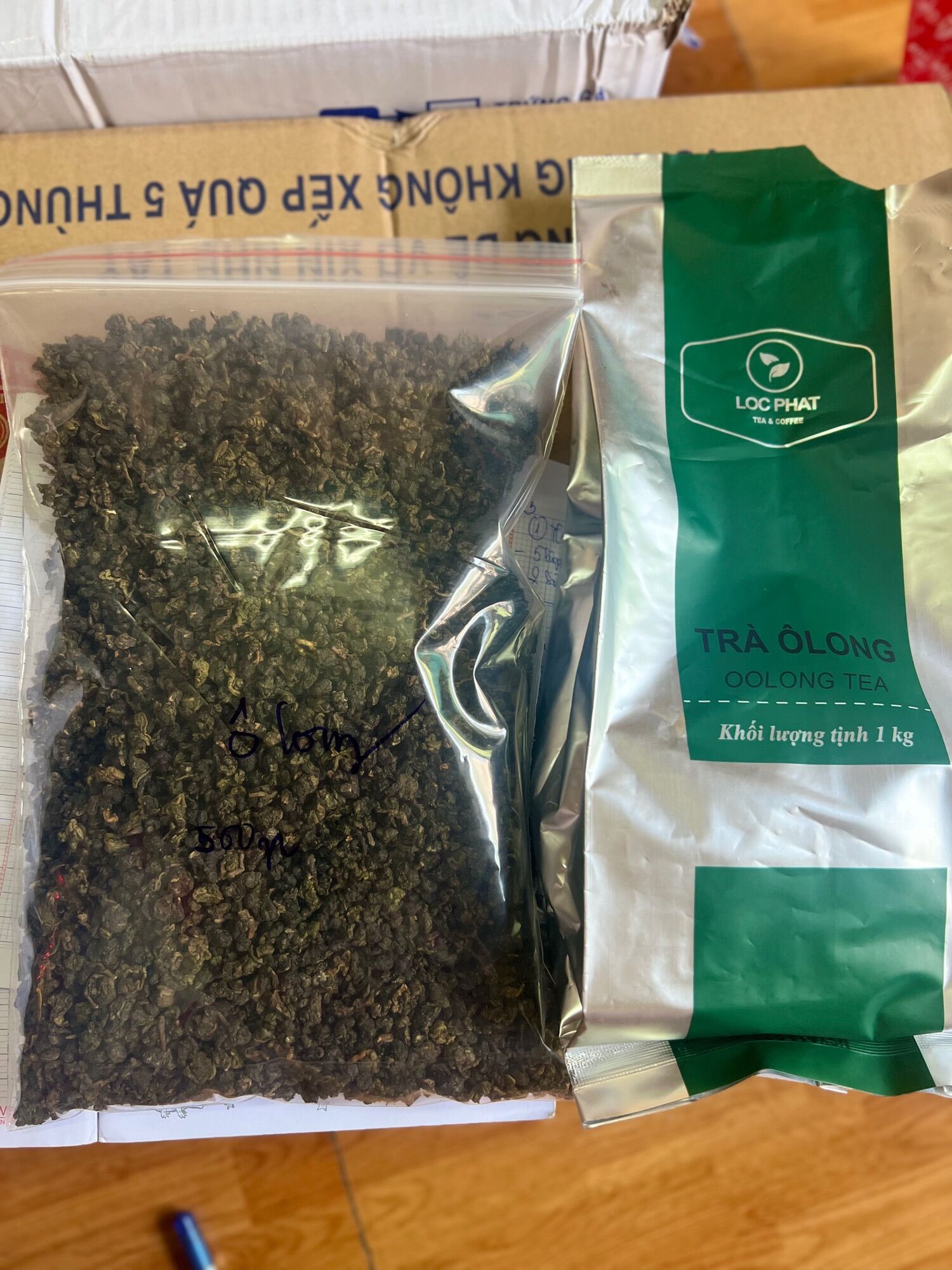 Trà Ôllong Lộc Phát chiết lẻ 100gr