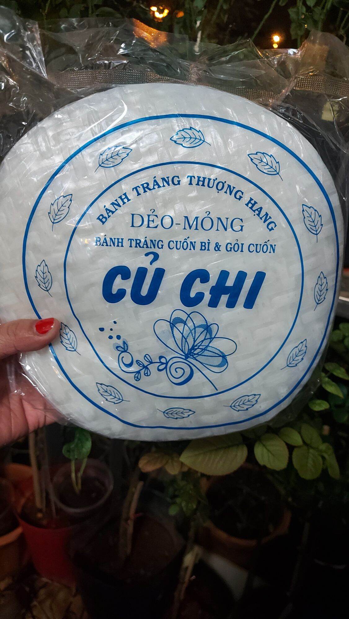 3 túi 500gram×3 bánh tráng trắng ngon dẻo CỦ CHI