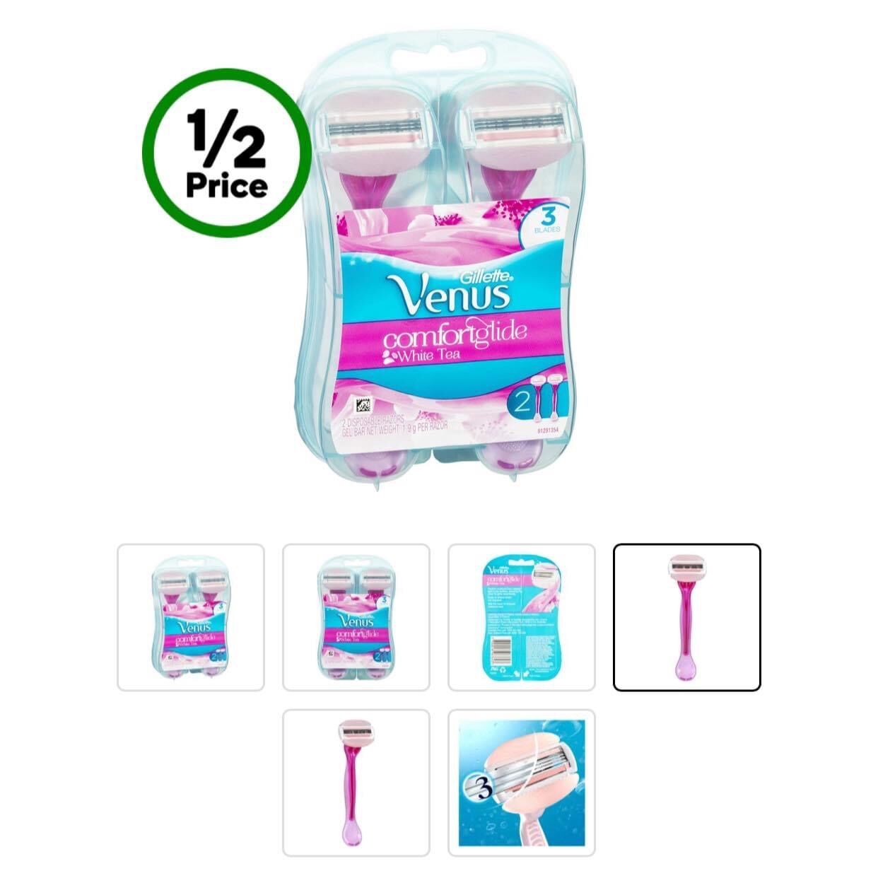 Set dao 2 dao cạo Gillette Venus Comfortglide White Tea