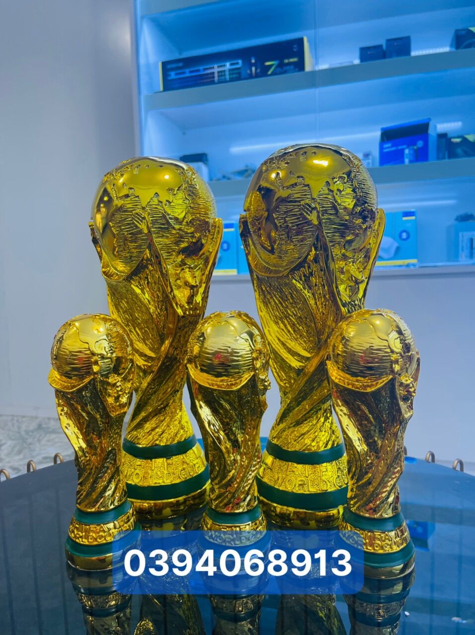 Cúp bóng đá thế giới world cup sz 28cm