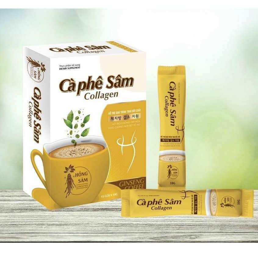 Cà phê sâm Collagen giảm cân
