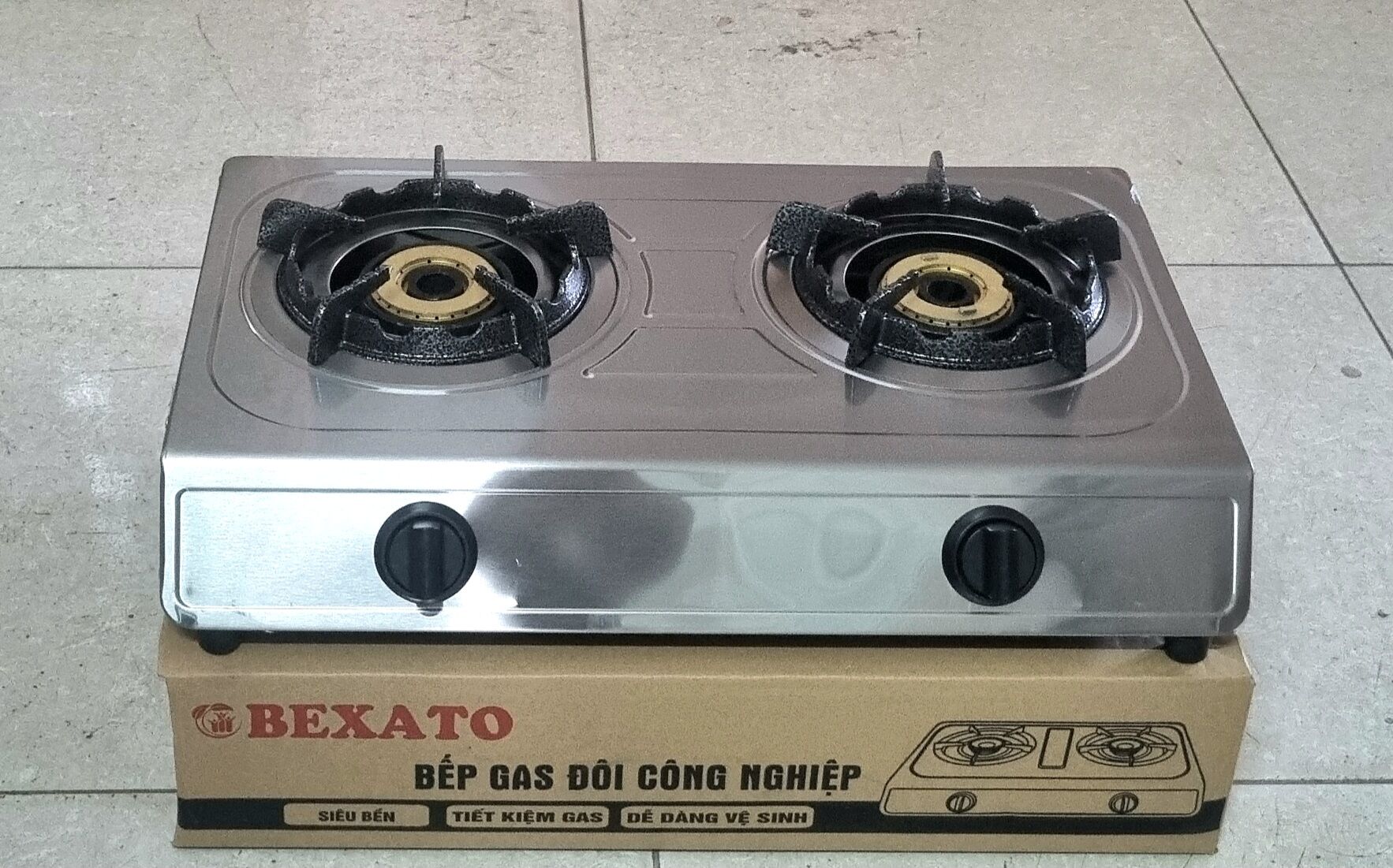 Bếp GAS bán công nghiệp đôi.