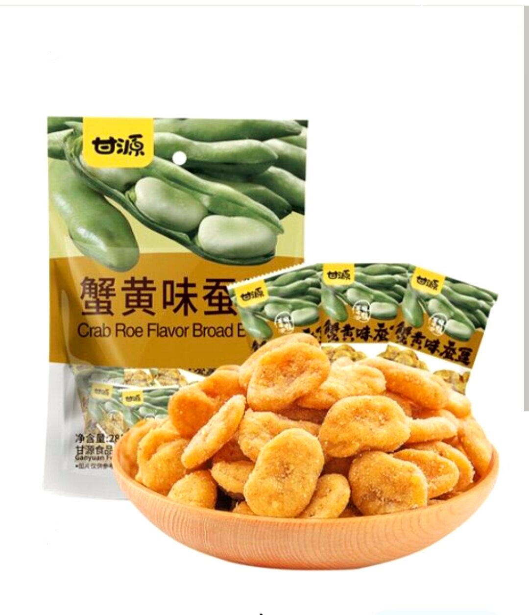 Đậu tằm sấy giòn vị gạch cua