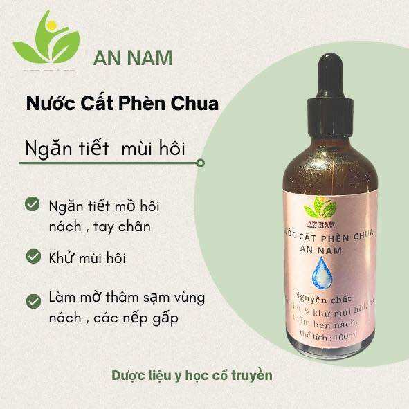 Khử mùi hôi nách _ Nước Cất Phèn chua