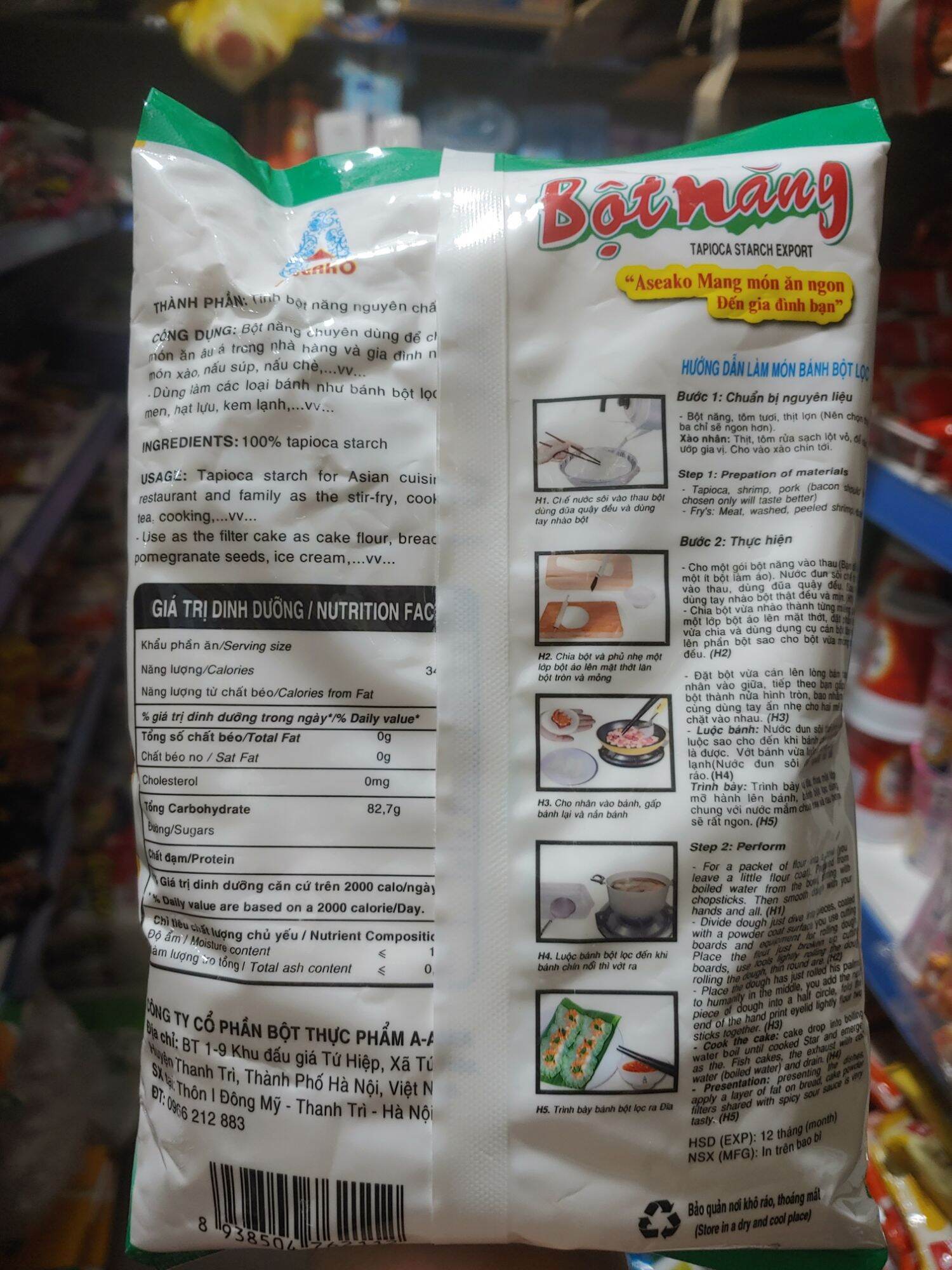 Bột năng gói 400g