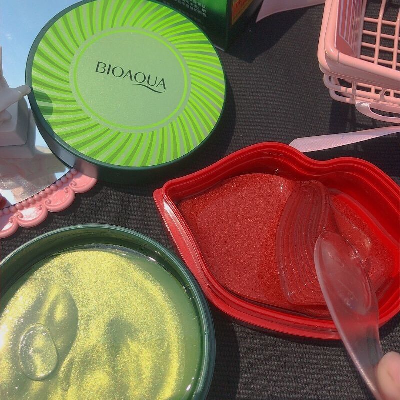 Combo Mặt Nạ Mắt + Môi Bioaqua [ Kèm Quà Tặng]