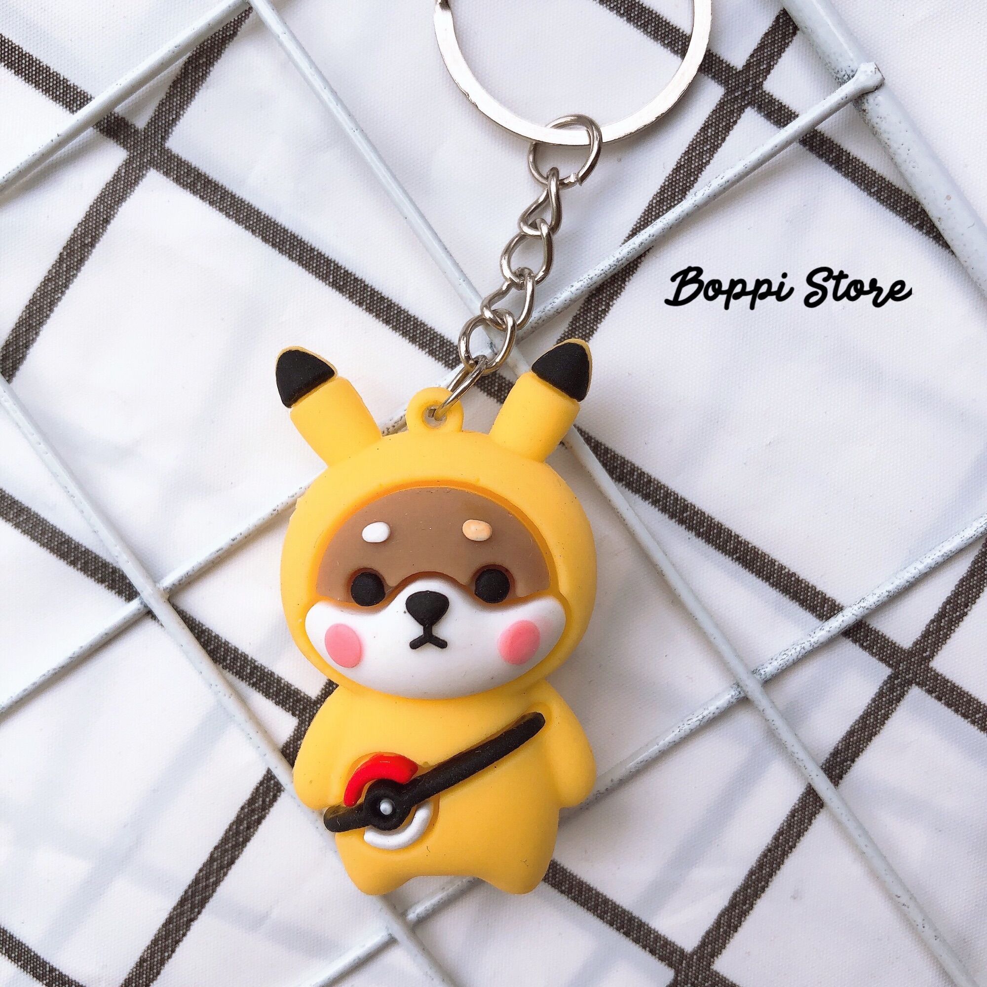 Móc khoá chú chó Shiba dễ thương