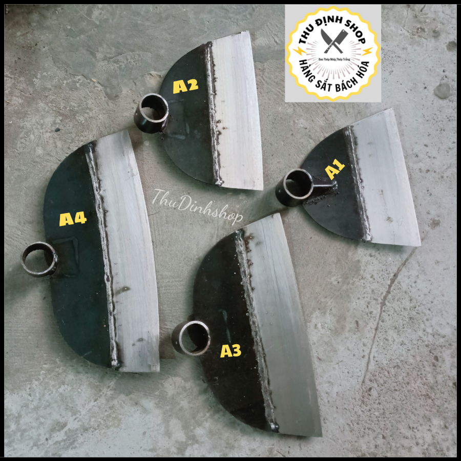 Cuốc/Xạc Nối Thép Lưỡi Cưa Xới Cỏ Làm Vườn Cào Đất Làm Vườn Nương Rẫy Chuyên Dụng
