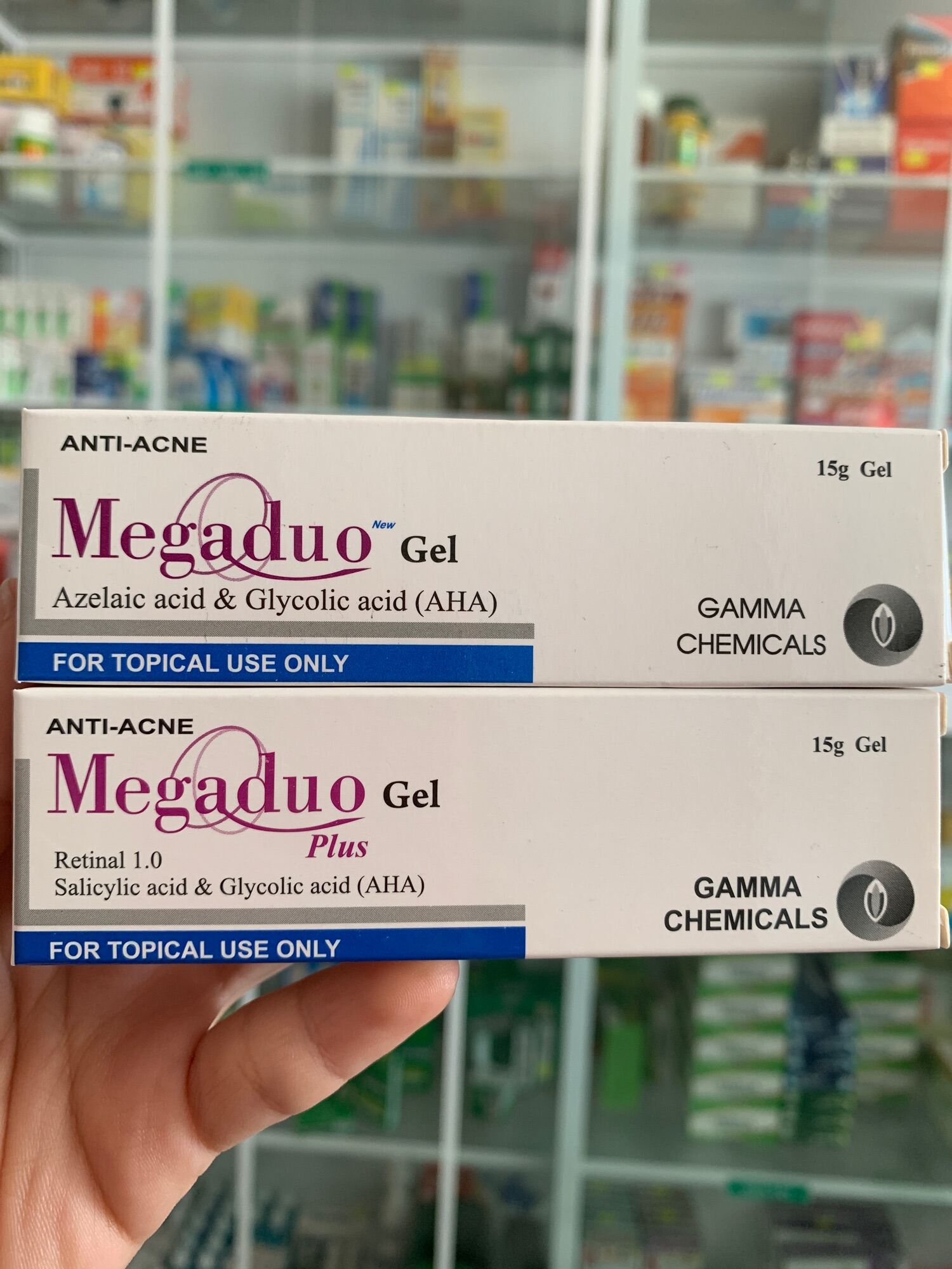 Megaduo Plus gel và bản Plus Giảm Mụn Ẩn và Hết Thâm